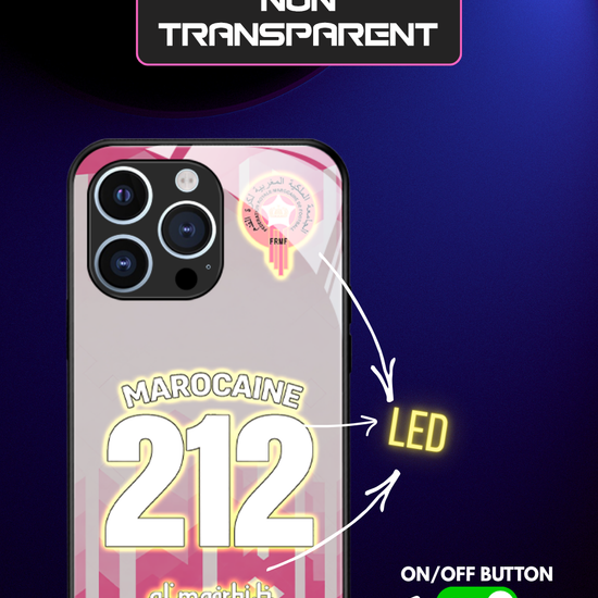 LED Cover med lys til iPhone - 212 Marokkansk