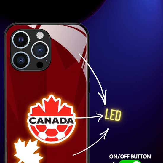 LED-oplyst iPhone-cover - Omerta Pink