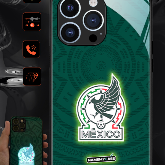 LED-oplyst iPhone-cover - Omerta Pink