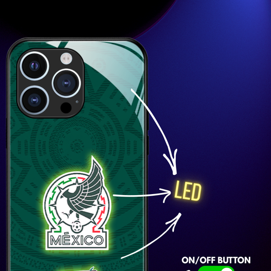 LED-oplyst iPhone-cover - Omerta Pink