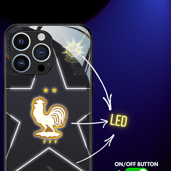 LED-oplyst iPhone-cover - Omerta Pink