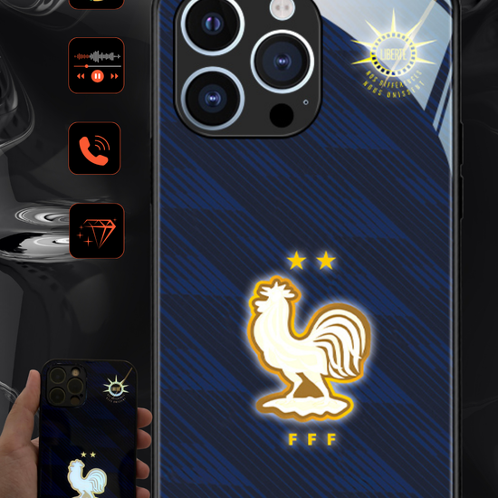 LED-oplyst iPhone-cover - Omerta Pink