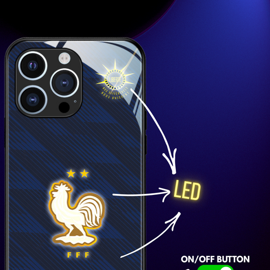 LED-oplyst iPhone-cover - Omerta Pink