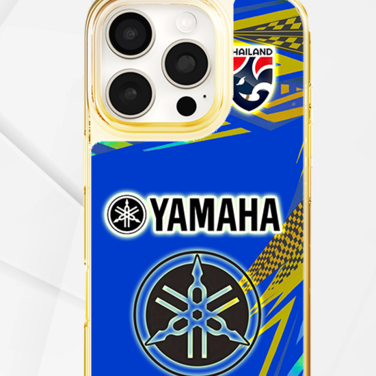 LED-lysende iPhone-cover - Yamaha Bleue
