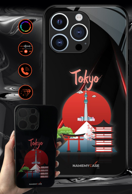 LED Cover med lys til iPhone - Tokyo