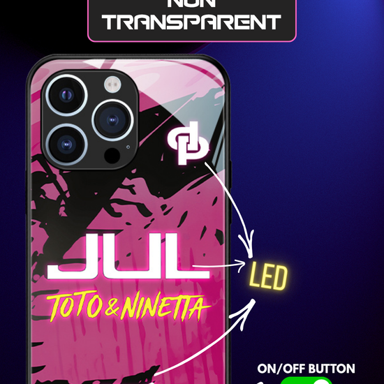 LED-lysende iPhone-cover - JUL Pink