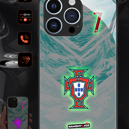 LED-oplyst iPhone-cover - Omerta Pink