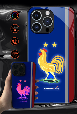 LED-oplyst iPhone-cover - Frankrig