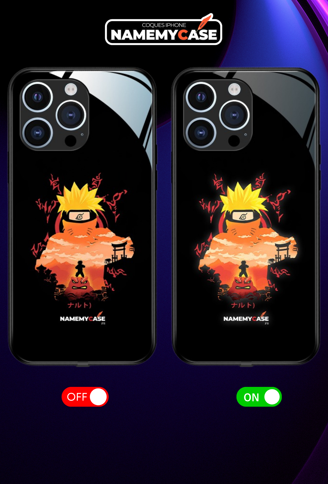 LED-oplyst iPhone-cover - Træning | Naruto