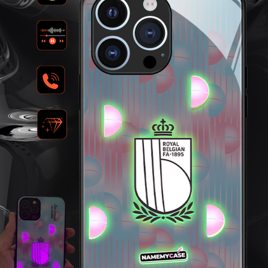 LED-oplyst iPhone-cover - Omerta Pink