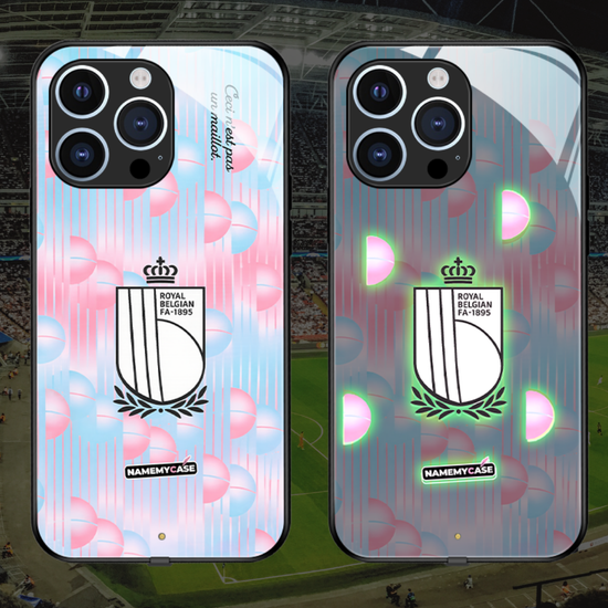 LED-oplyst iPhone-cover - Omerta Pink