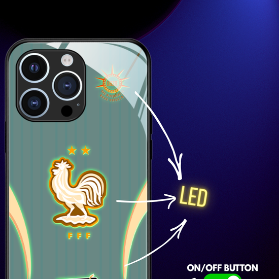 LED-oplyst iPhone-cover - Omerta Pink