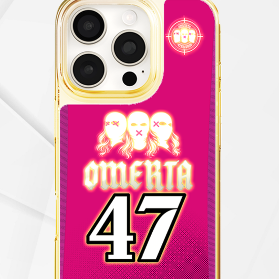 LED-oplyst iPhone-cover - Omerta Pink