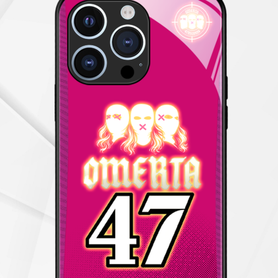 LED-oplyst iPhone-cover - Omerta Pink