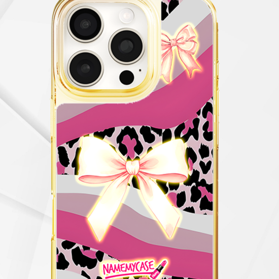 LED-oplyst iPhone-cover - Butterfly-sløjfe cover