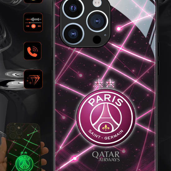 LED-oplyst iPhone-cover - Omerta Pink