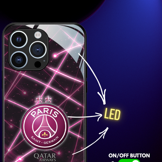 LED-oplyst iPhone-cover - Omerta Pink