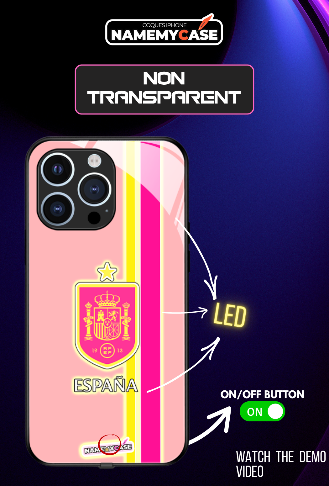 LED-lysende iPhone-cover - Spanien