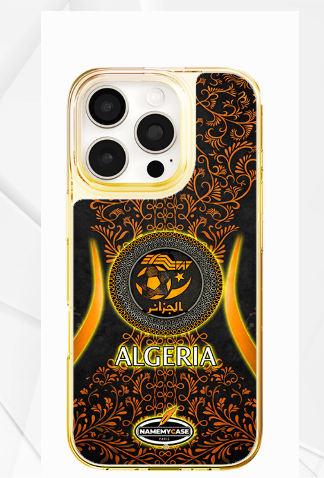 LED-lysende iPhone-cover - Algeriet Orange