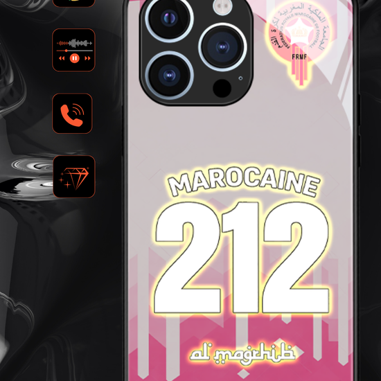 LED Cover med lys til iPhone - 212 Marokkansk