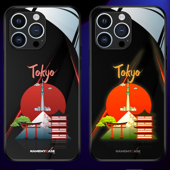 LED Cover med lys til iPhone - Tokyo