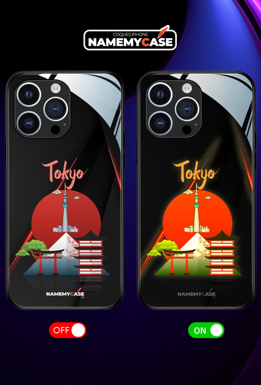 LED Cover med lys til iPhone - Tokyo