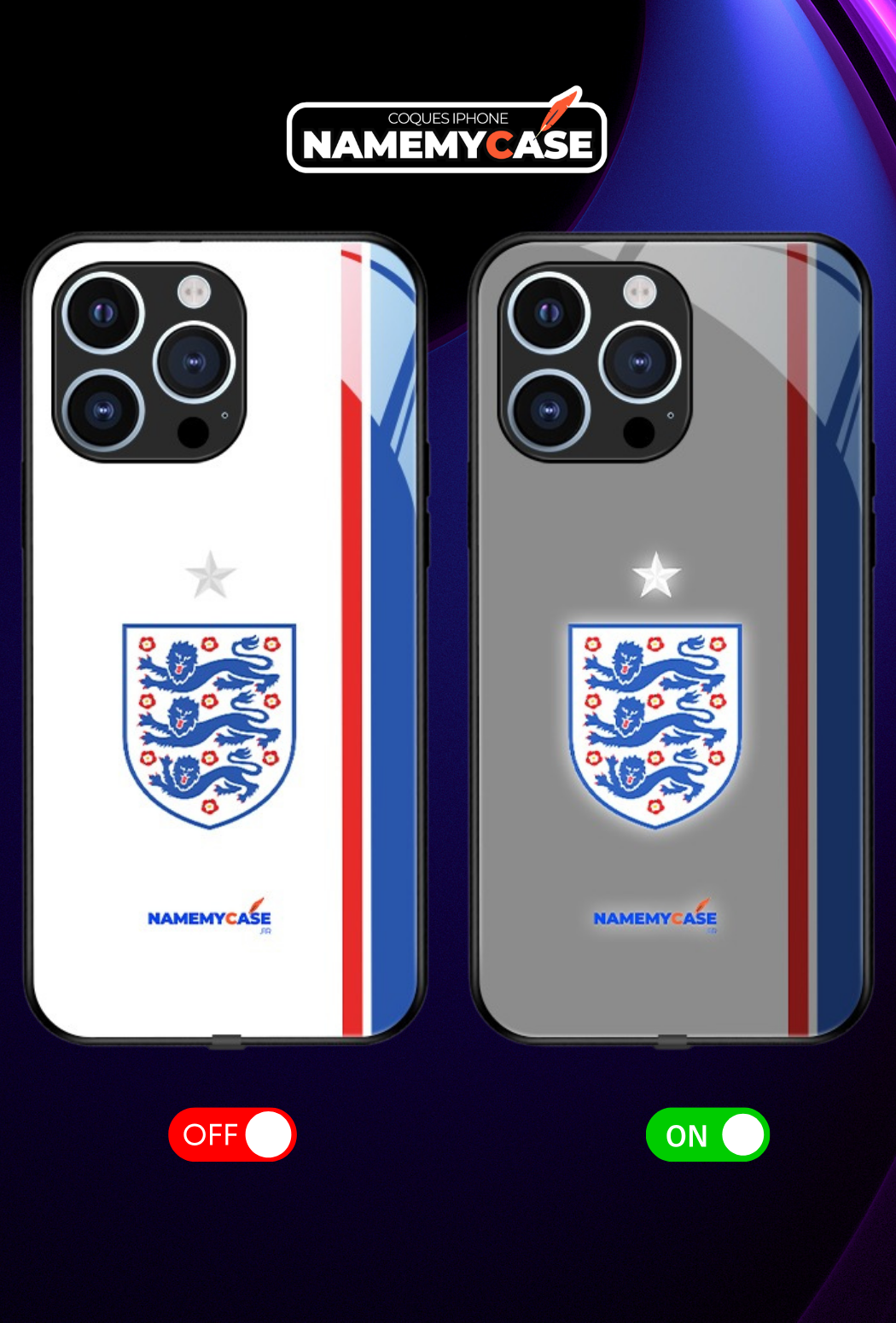 LED-lysende iPhone-cover - England