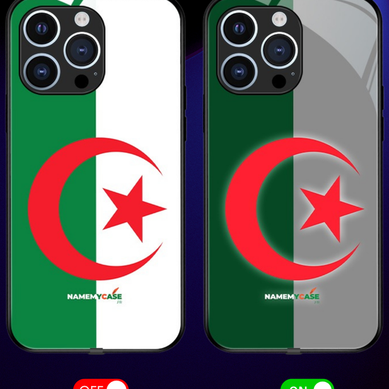 LED Cover med lys - Algeriets flag