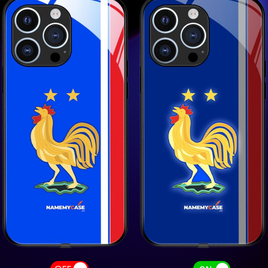 LED-oplyst iPhone-cover - Frankrig