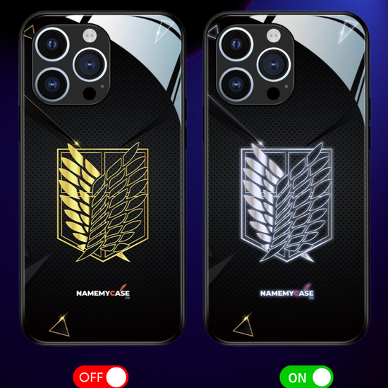 LED-oplyst iPhone-cover – Frihedens Vinger | Attack on Titan