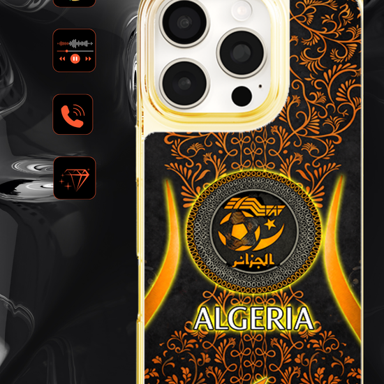 LED-lysende iPhone-cover - Algeriet Orange