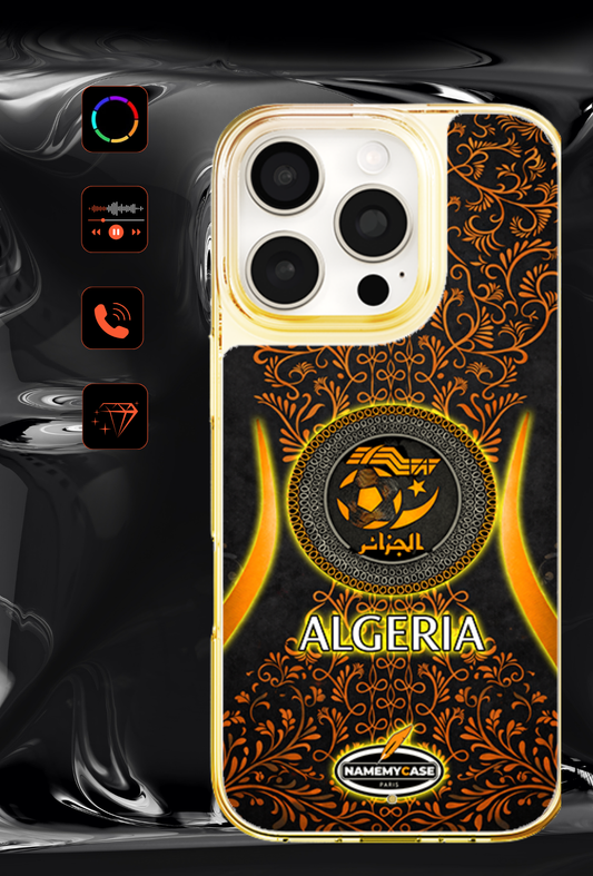 LED-lysende iPhone-cover - Algeriet Orange