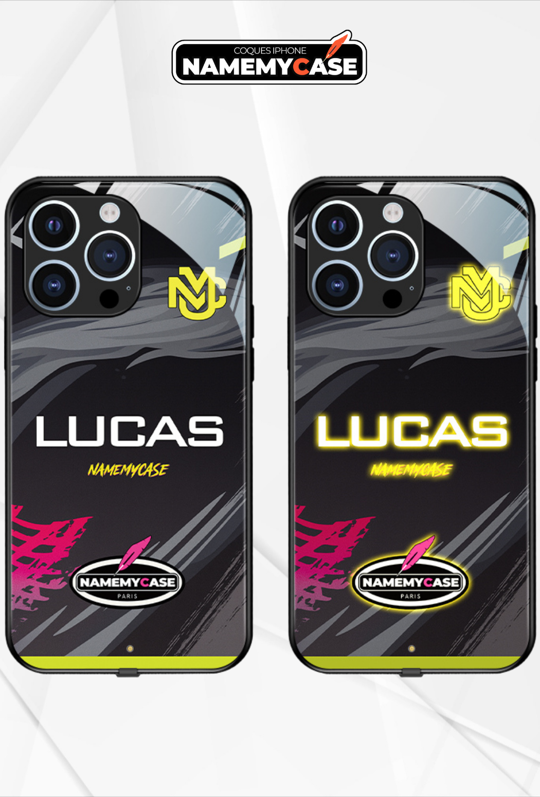 Brugerdefineret LED-oplyst iPhone-cover - NMC