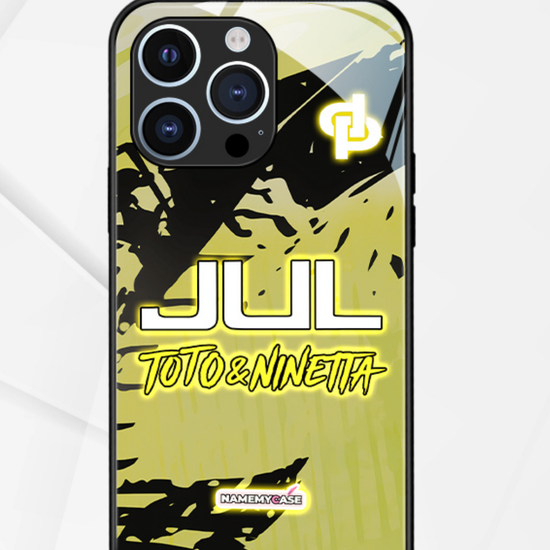 LED-lysende iPhone-cover - JUL Gul