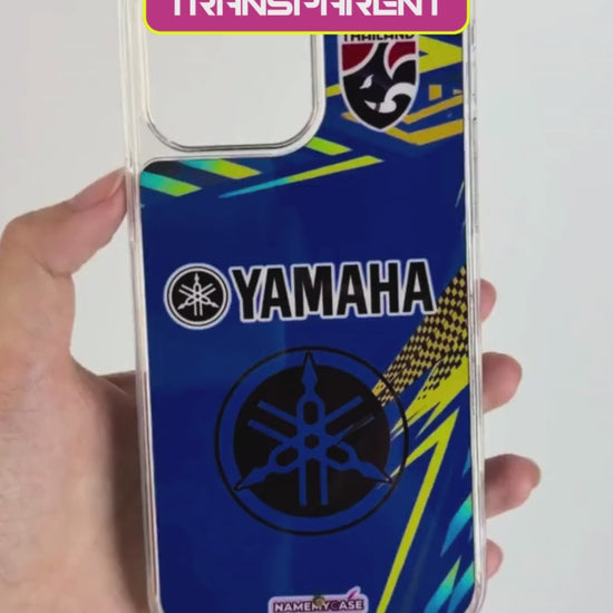 LED-lysende iPhone-cover - Yamaha Bleue