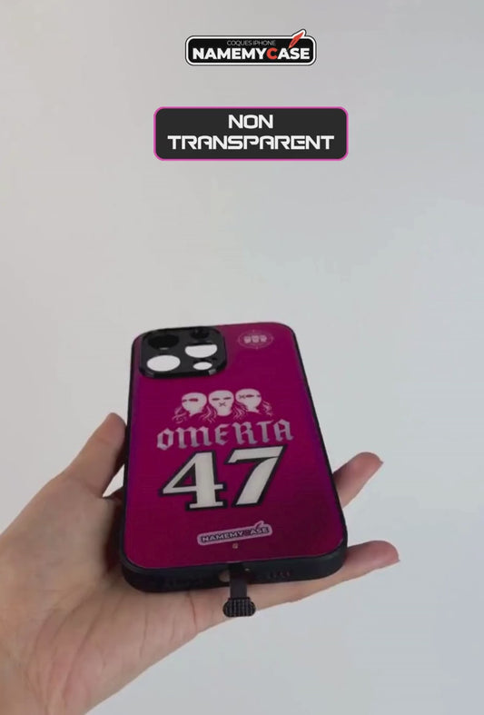 LED-oplyst iPhone-cover - Omerta Pink