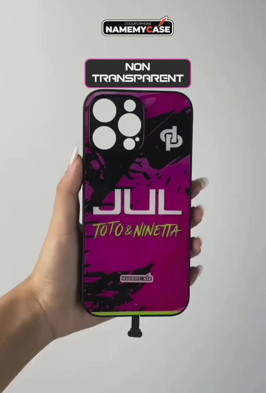 LED-lysende iPhone-cover - JUL Pink