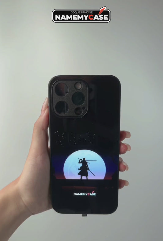 LED-oplyst iPhone-cover - Måneskinssejr | Zoro One Piece